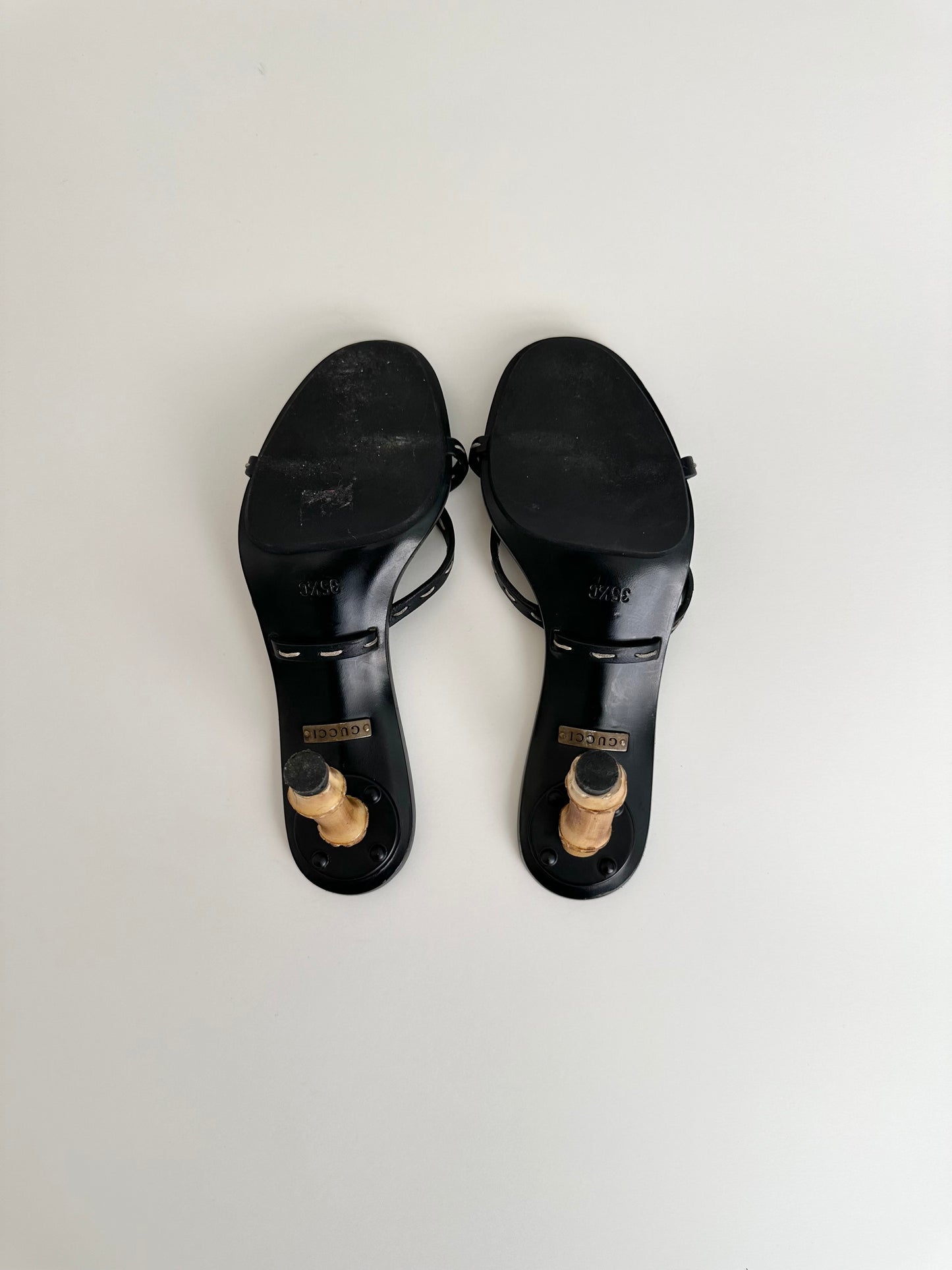 Gucci Tom Ford Bamboo Sandals 35.5