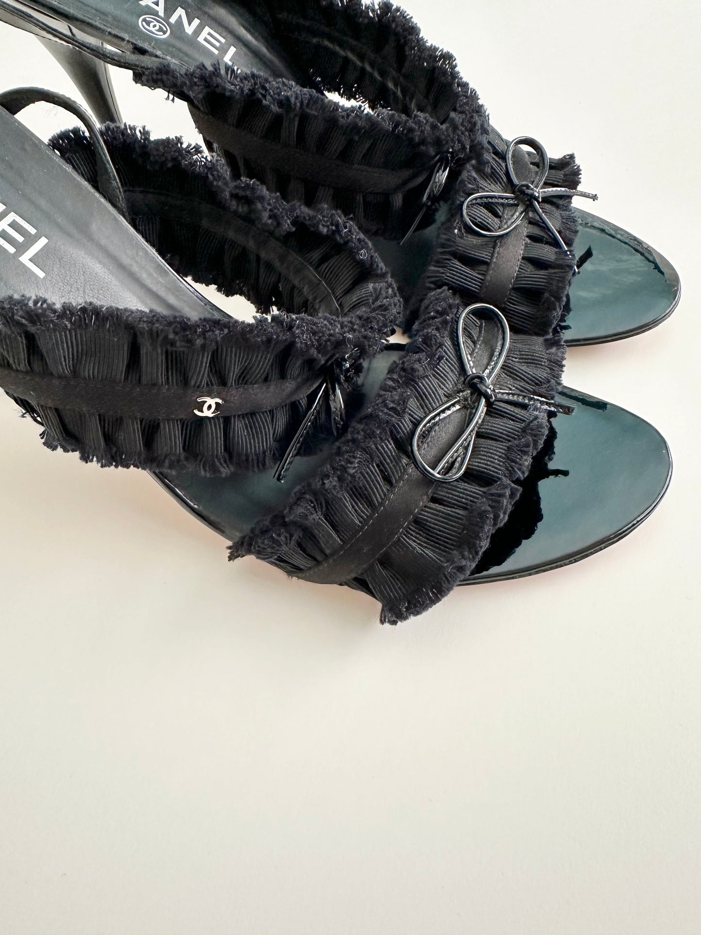 Chanel Ruffle Sandals 42