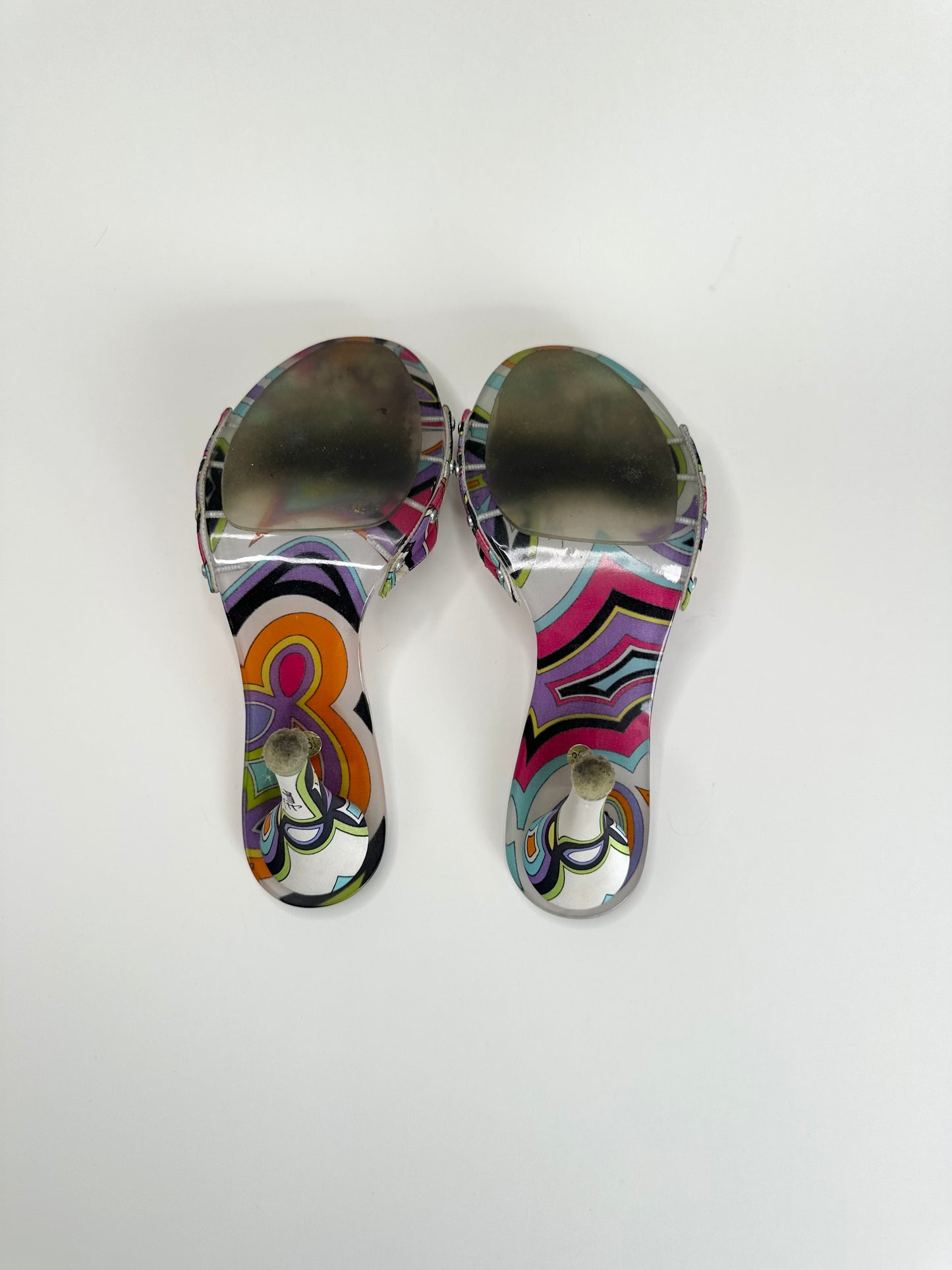 Pucci Satin Sandals 36.5