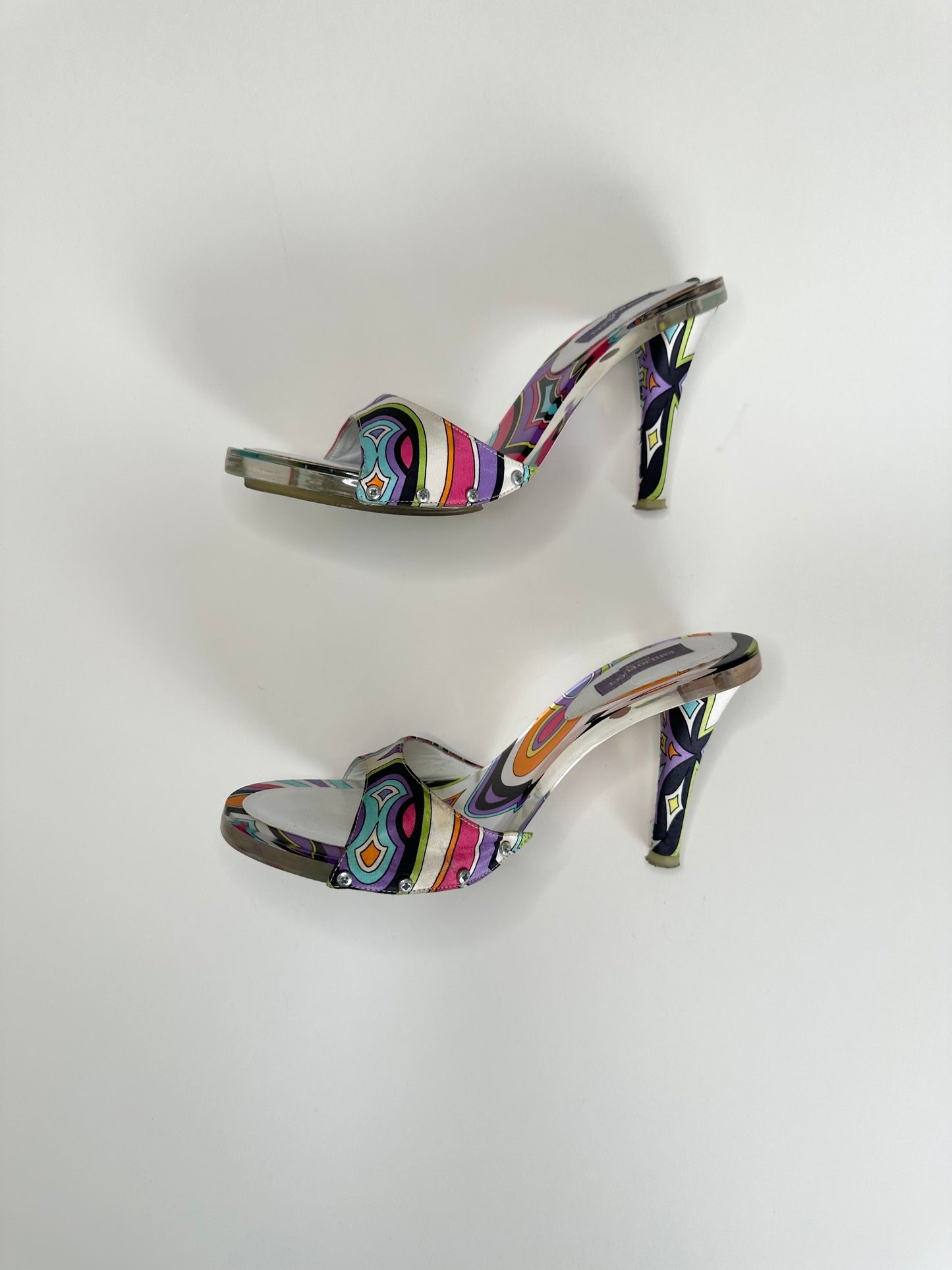 Pucci Satin Sandals 36.5