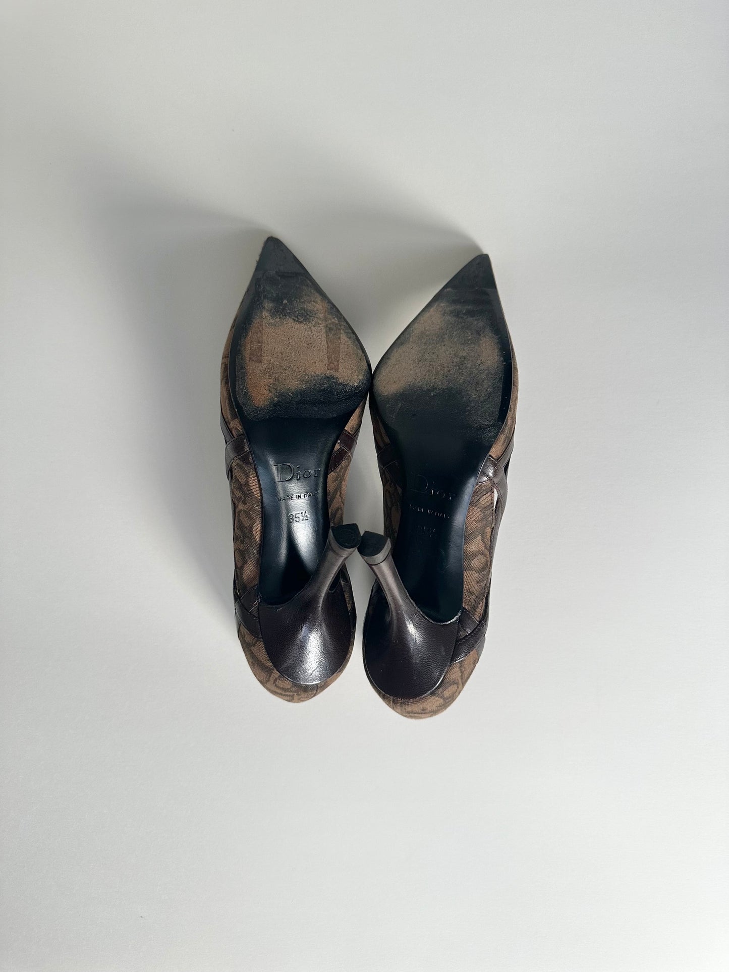 Dior Brown Trotter Pumps 35.5