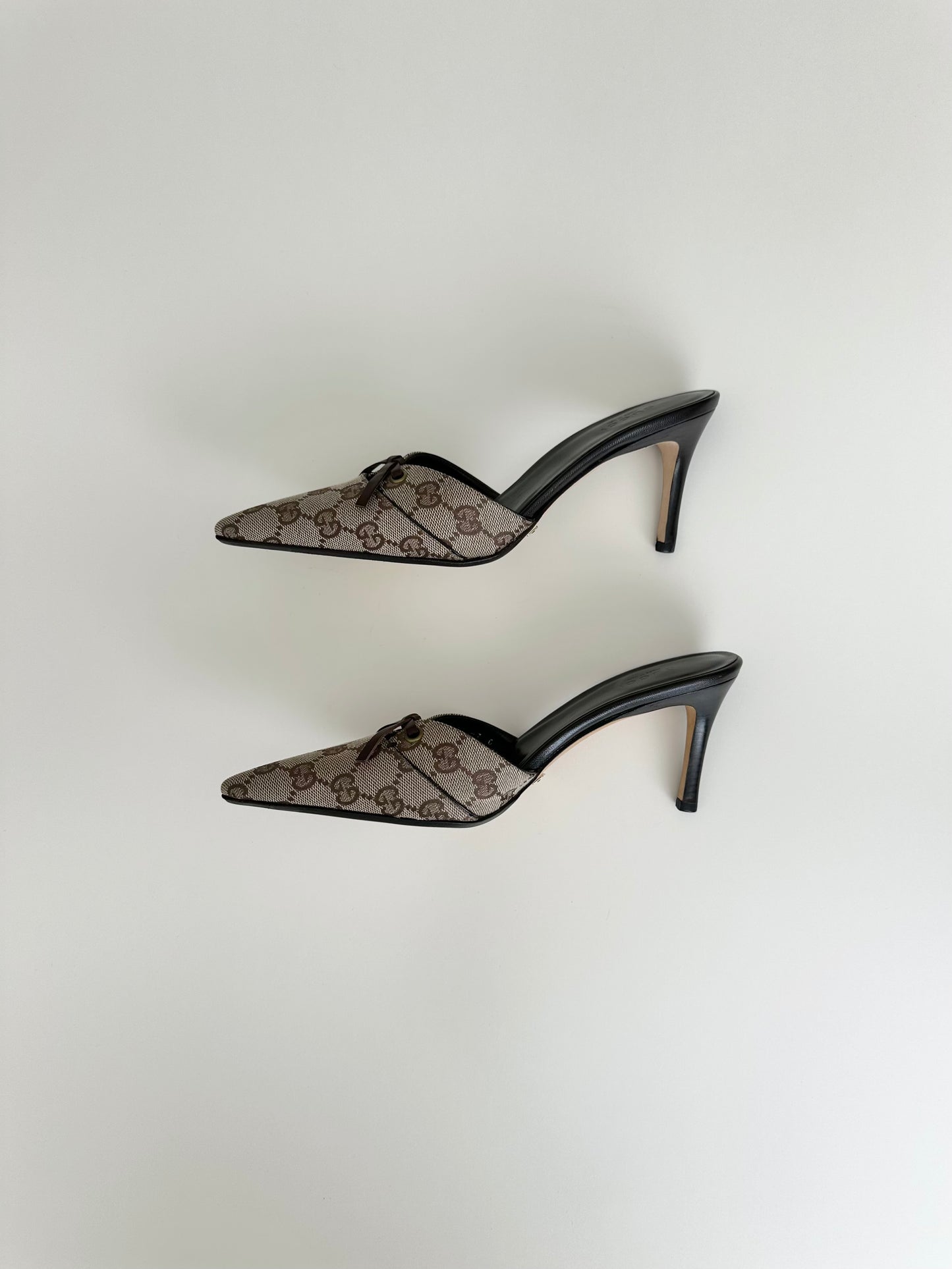 Gucci Monogram Mules US 7