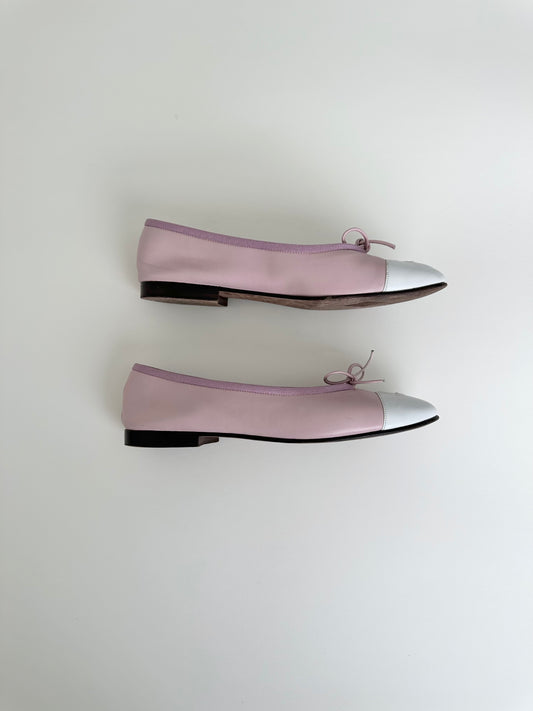 Chanel Pink Ballet Flats 40