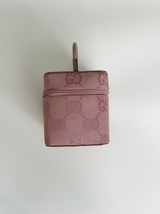 Gucci Pink Monogram Vanity