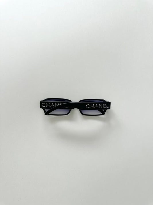 Chanel Gradient Rhinestone Sunglasses