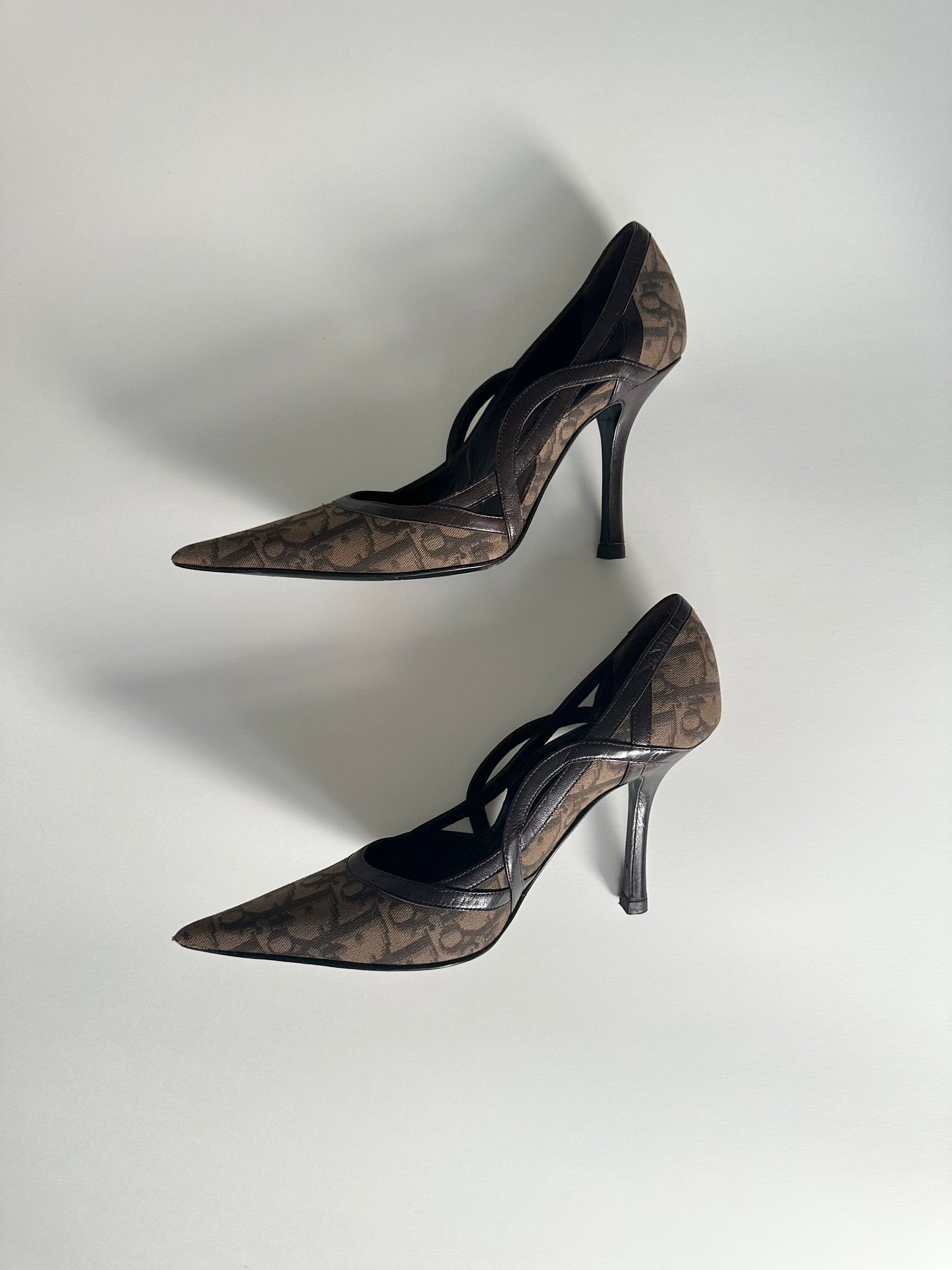 Dior Brown Trotter Pumps 35.5