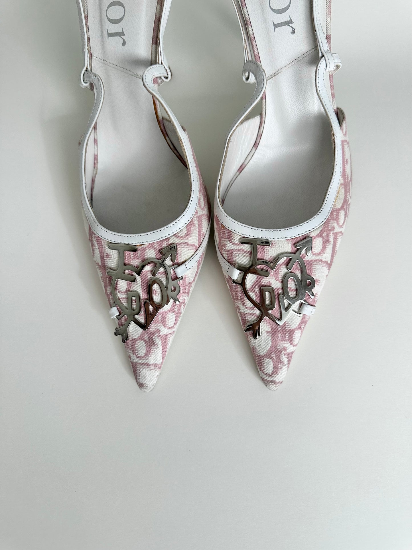 Dior 'I Love Dior' Slingbacks 37.5
