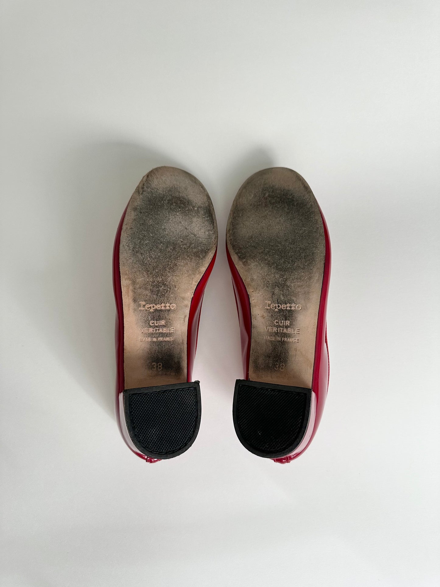 Repetto Red Camille Ballet Pumps FR 38