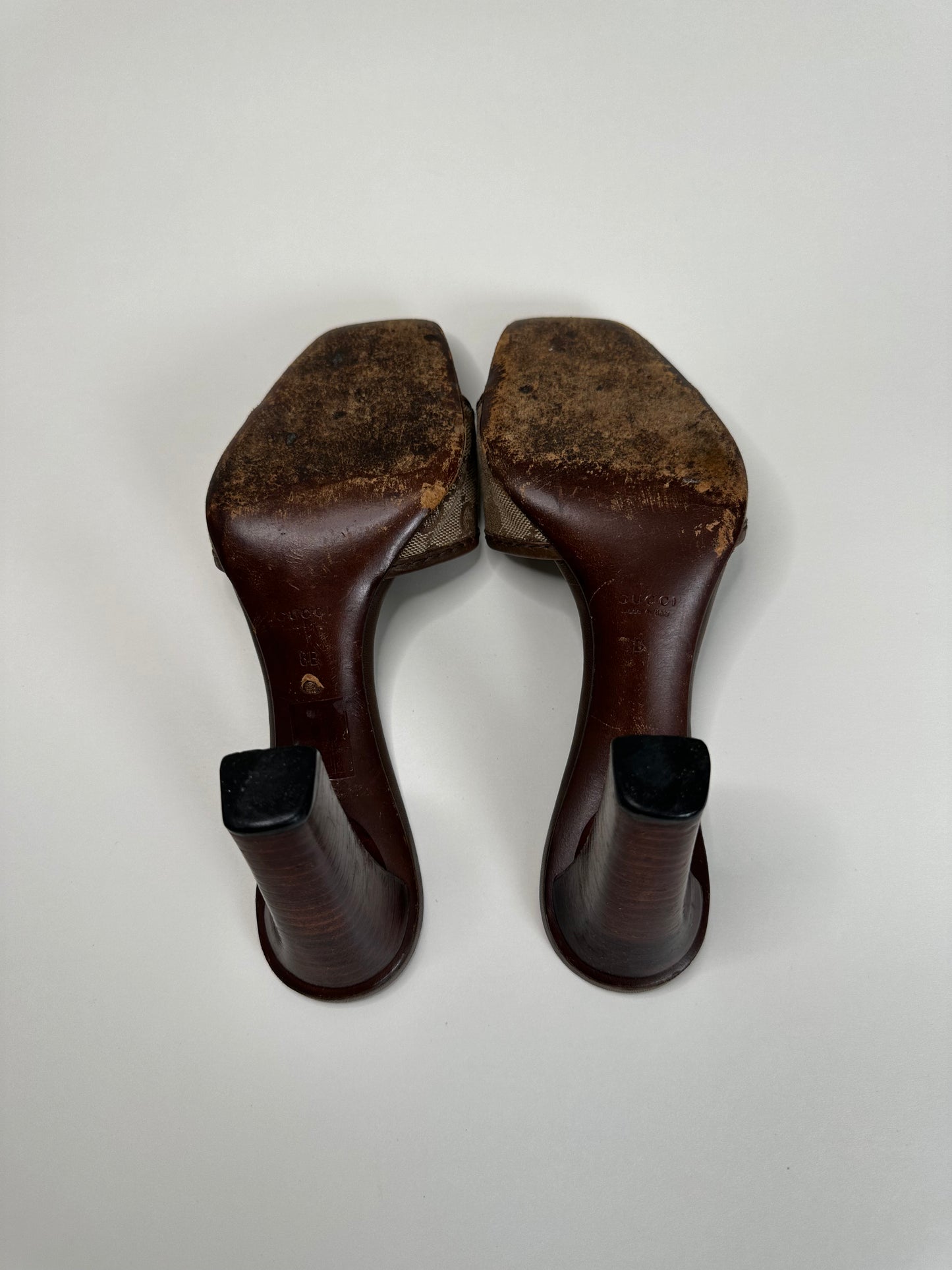 Gucci Monogram Sandals US 8