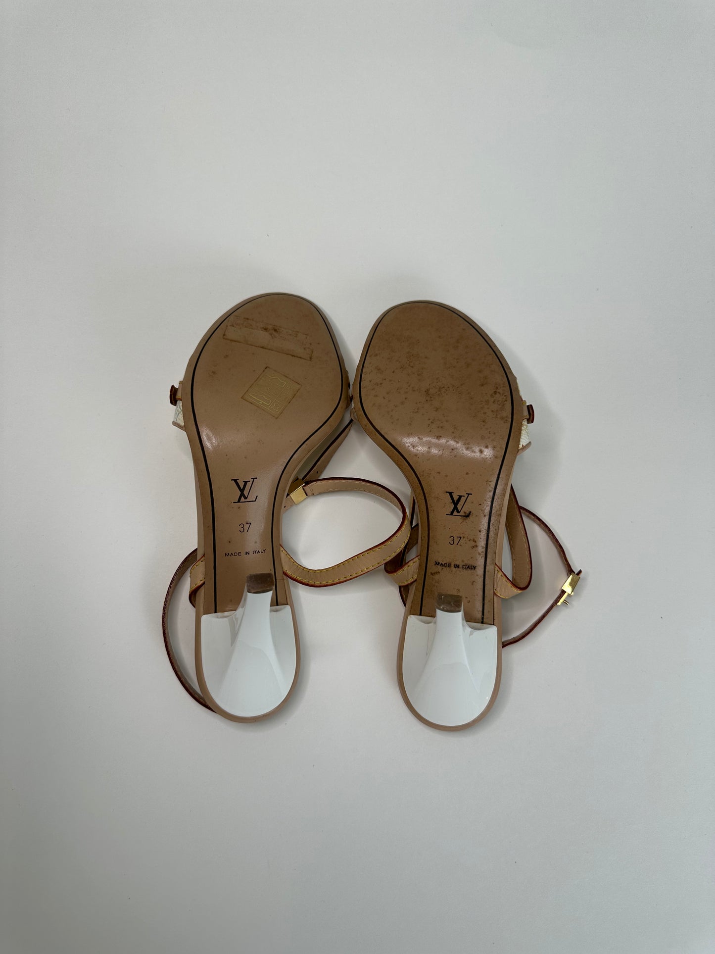 Louis Vuitton Multicolor Strappy Sandals 37