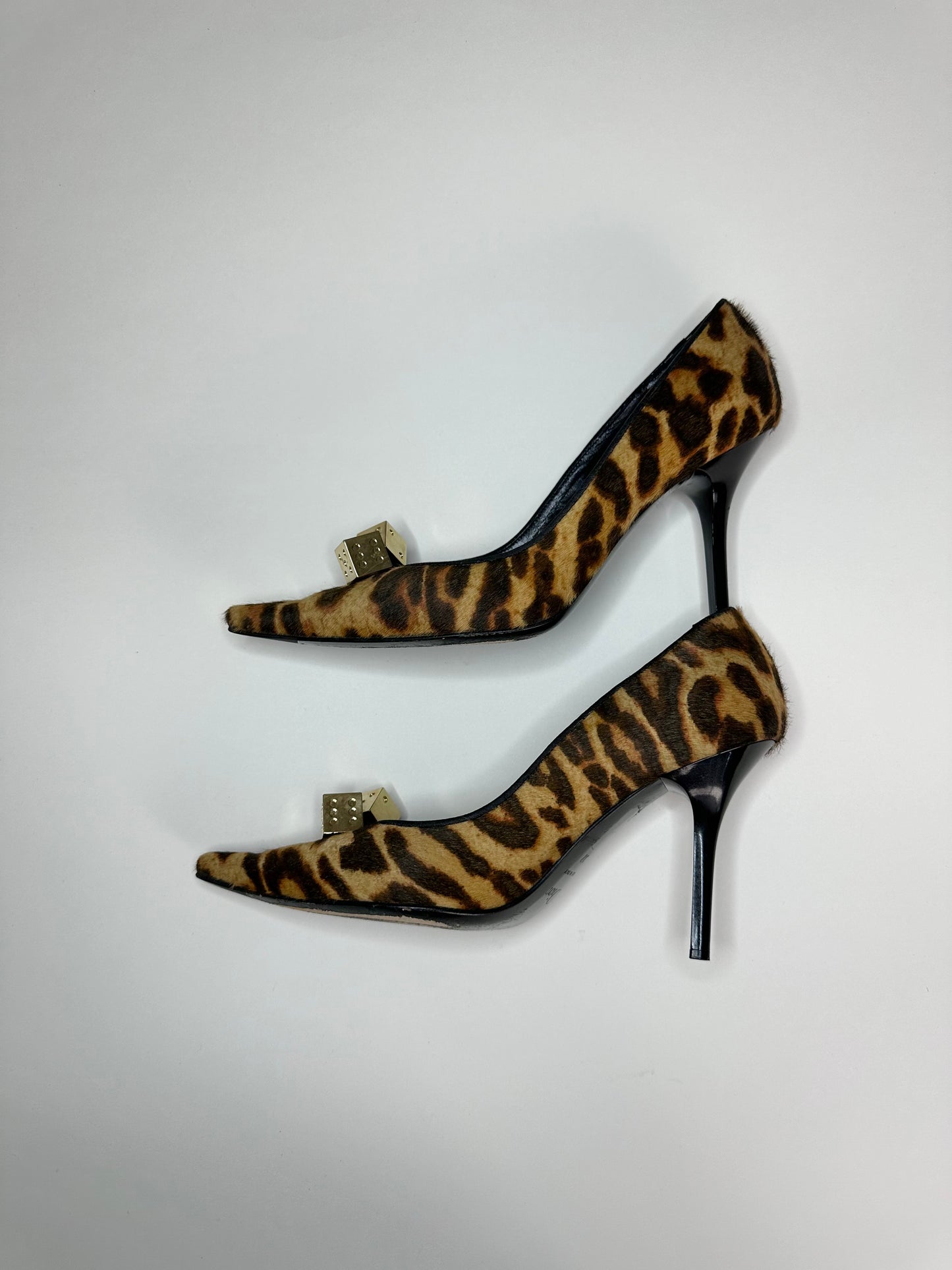 Dior Cheetah Gambler Pumps 37