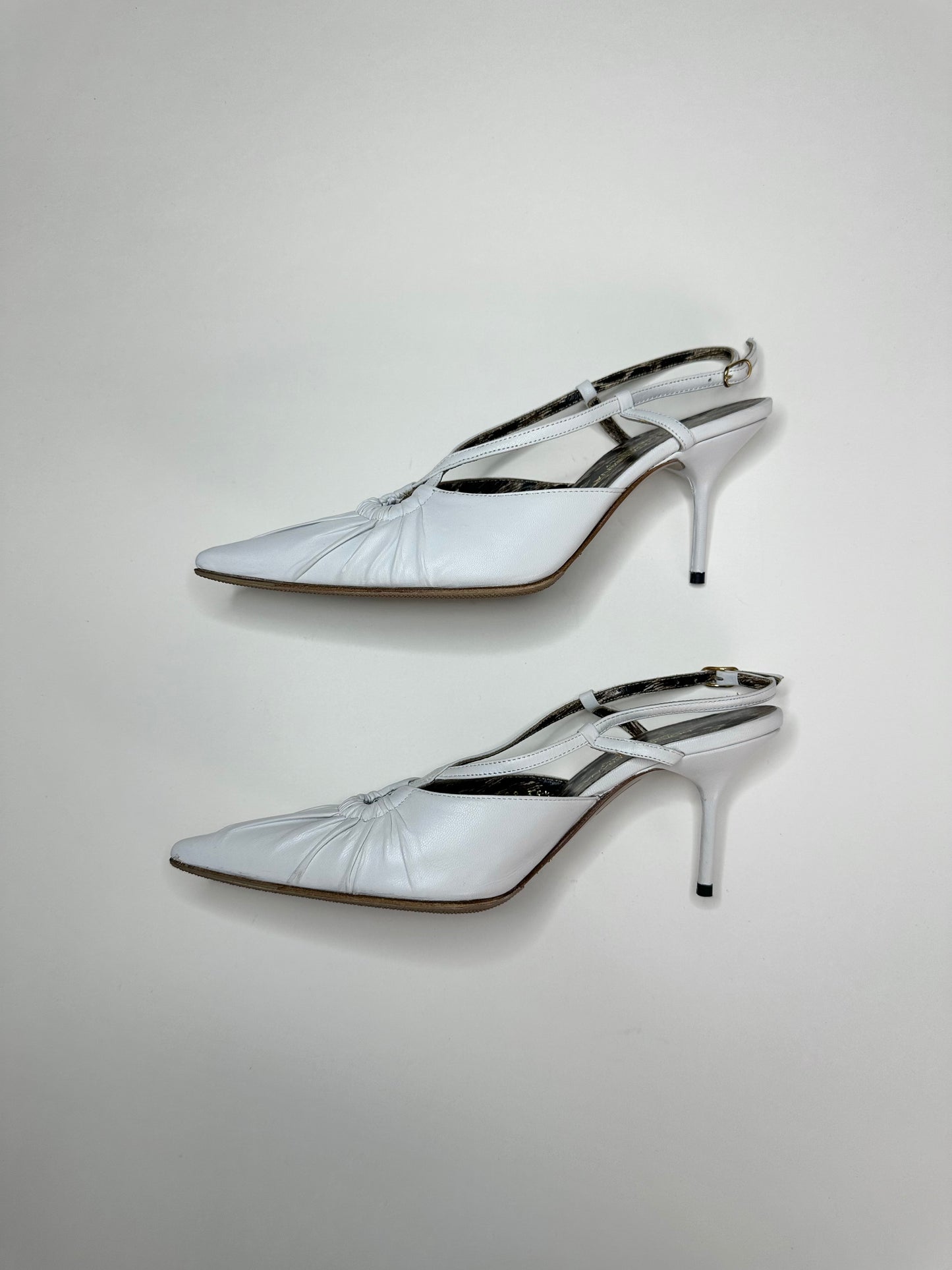 Dolce & Gabbana White Slingbacks 35.5