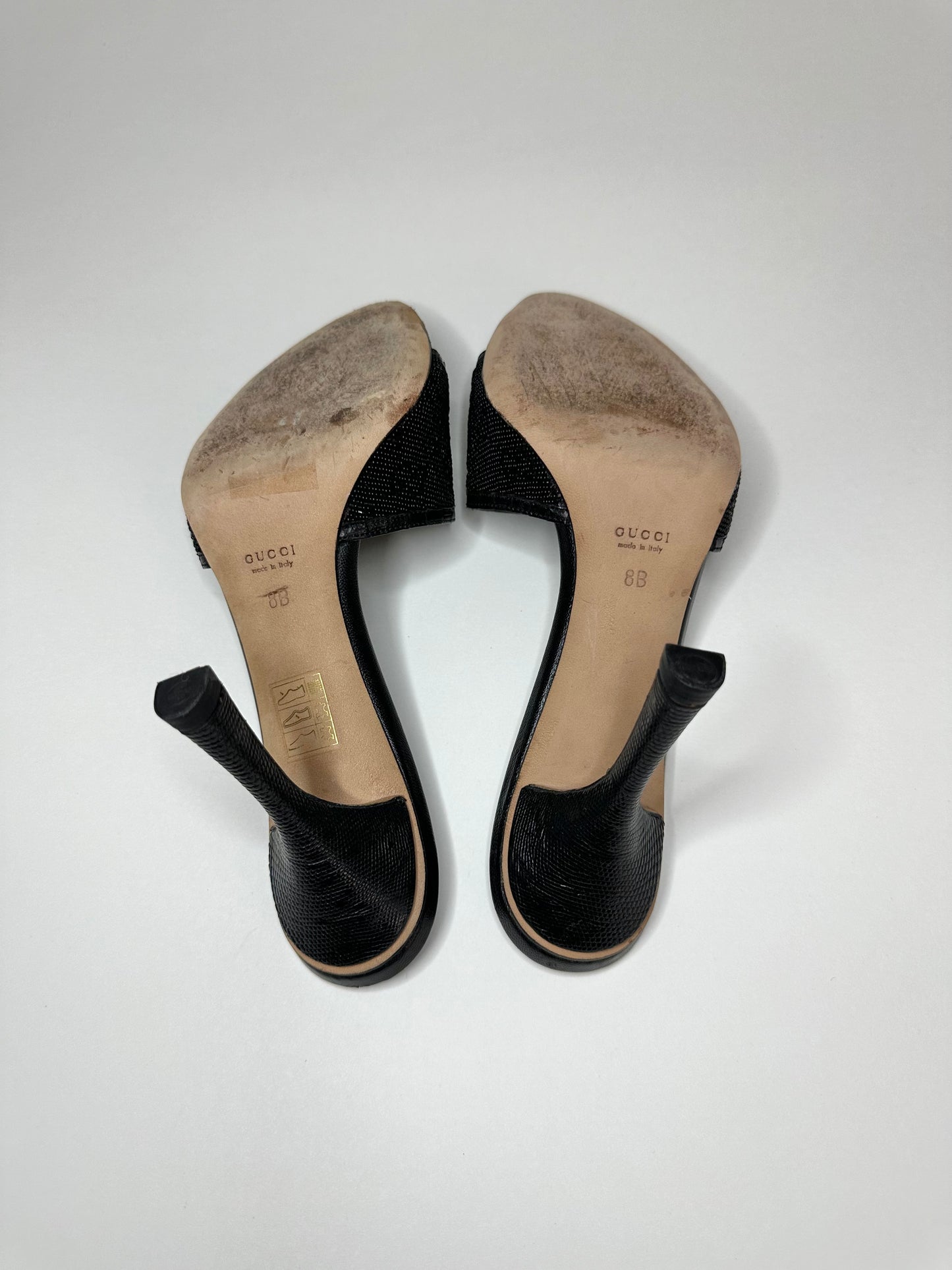 Gucci Black Beaded Monogram US 8