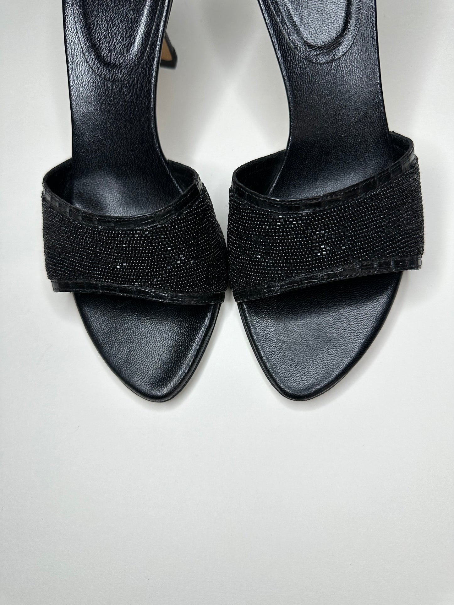 Gucci Black Beaded Monogram US 8
