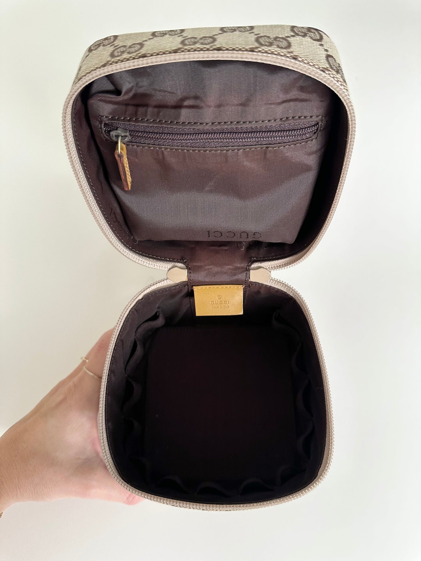 Gucci Beige Monogram Vanity