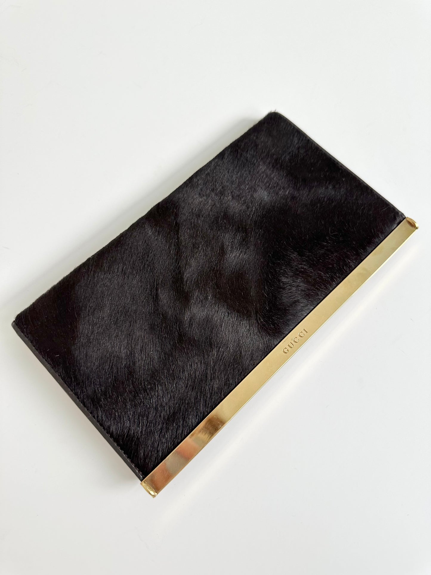 Gucci Brown Ponyhair Wallet