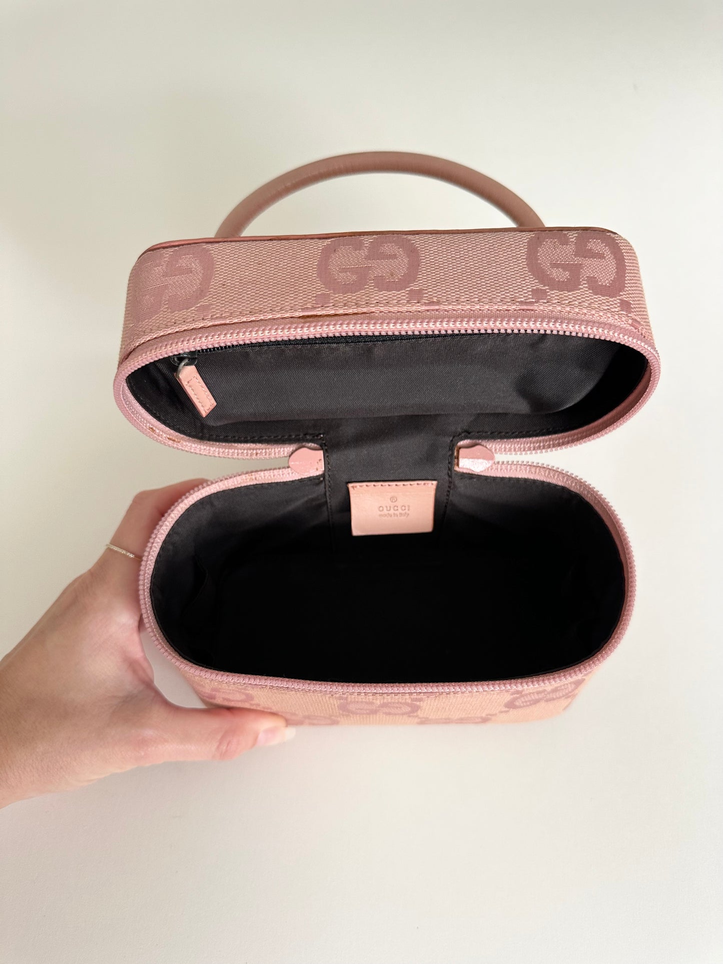 Gucci Pink Monogram Vanity