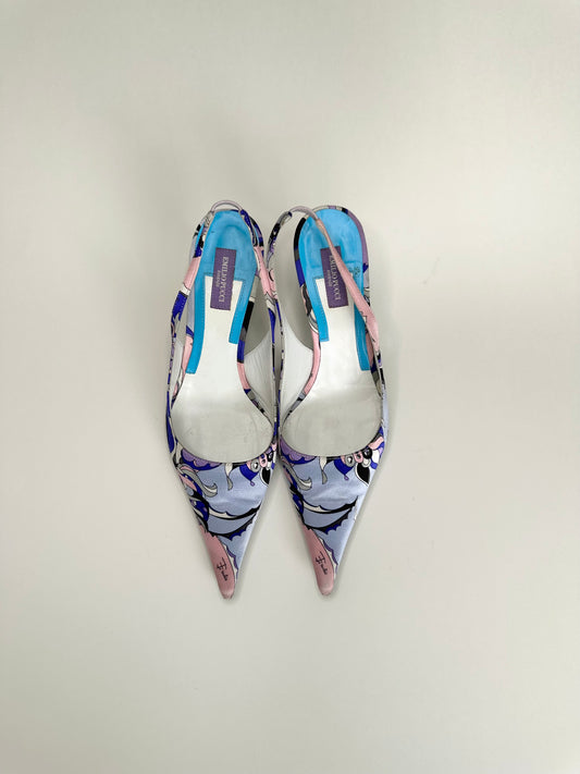 Pucci Satin Slingback 35.5