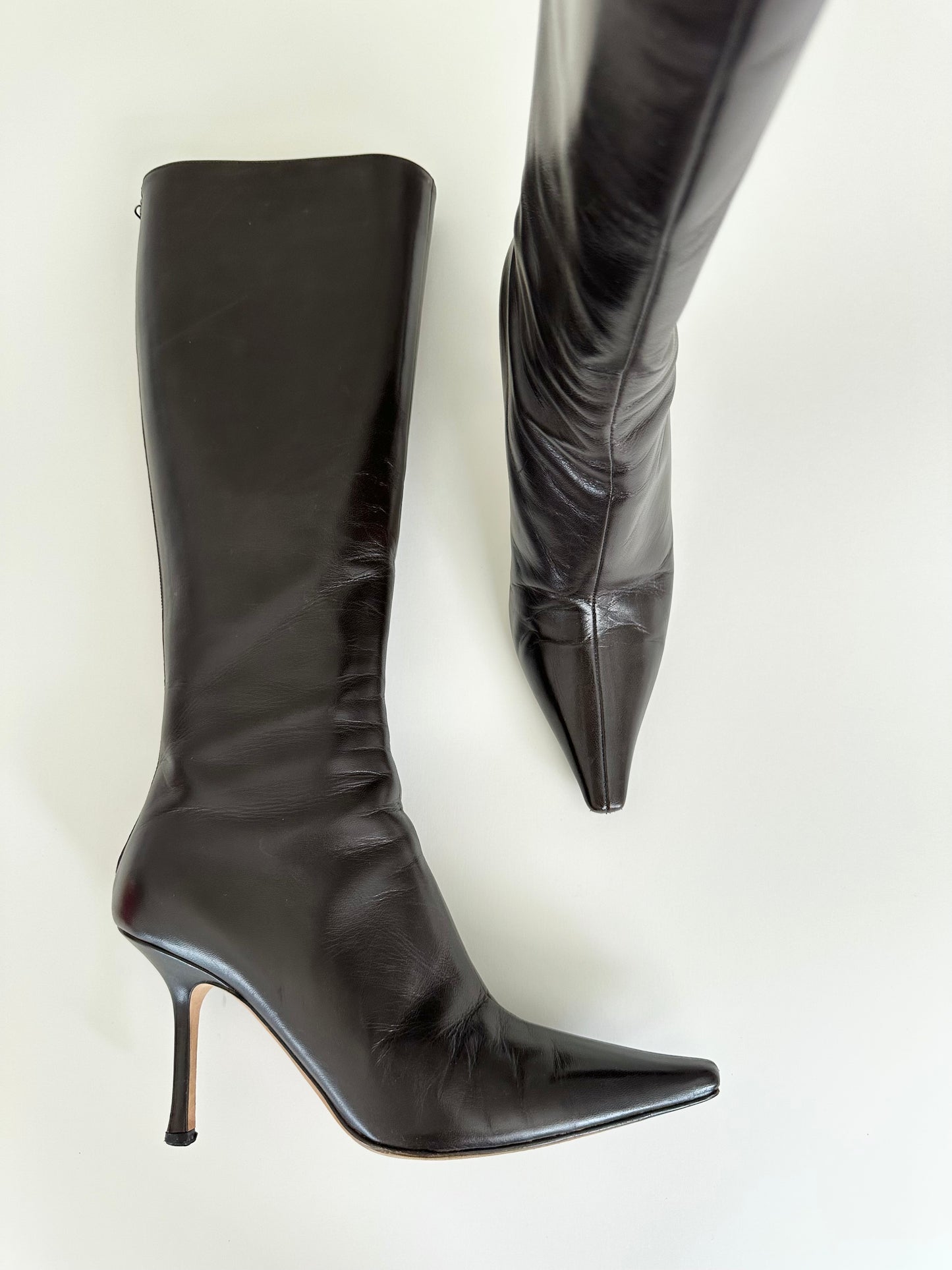 Jimmy Choo Brown Leather Boots 40
