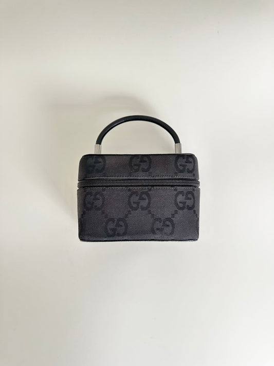 Gucci Black Monogram Vanity