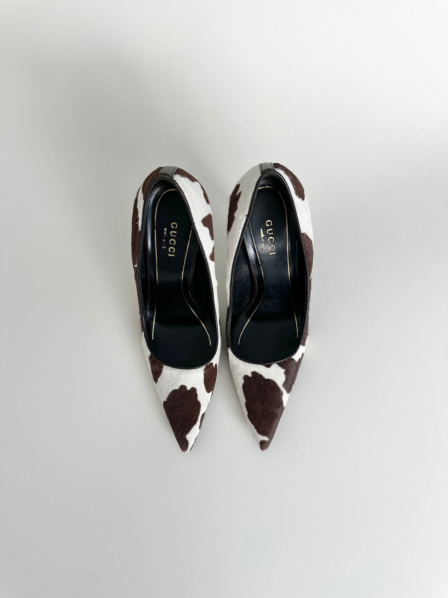 Gucci Ponyhair Horsebit Pumps 36.5