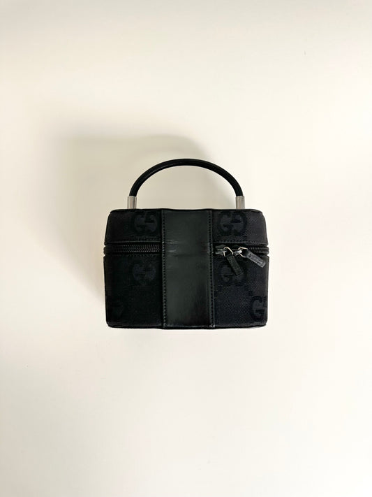 Gucci Black Monogram Vanity
