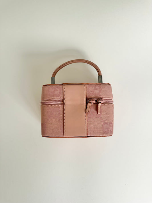 Gucci Pink Monogram Vanity