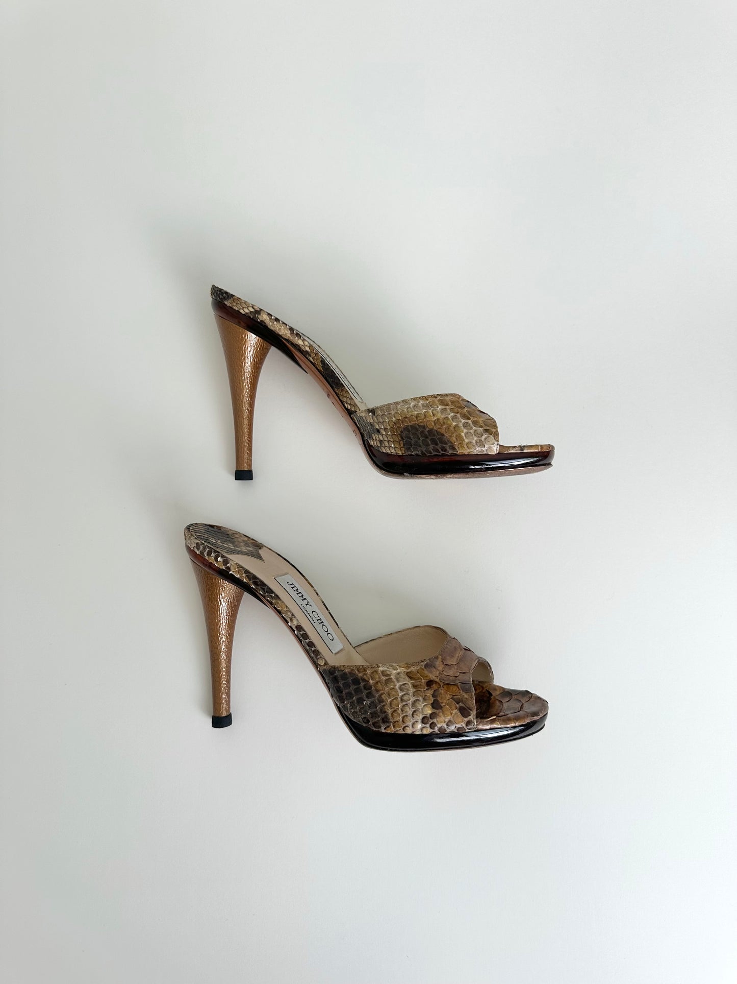 Jimmy Choo Python Platform Sandals 39