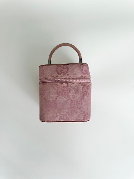 Gucci Pink Monogram Vanity