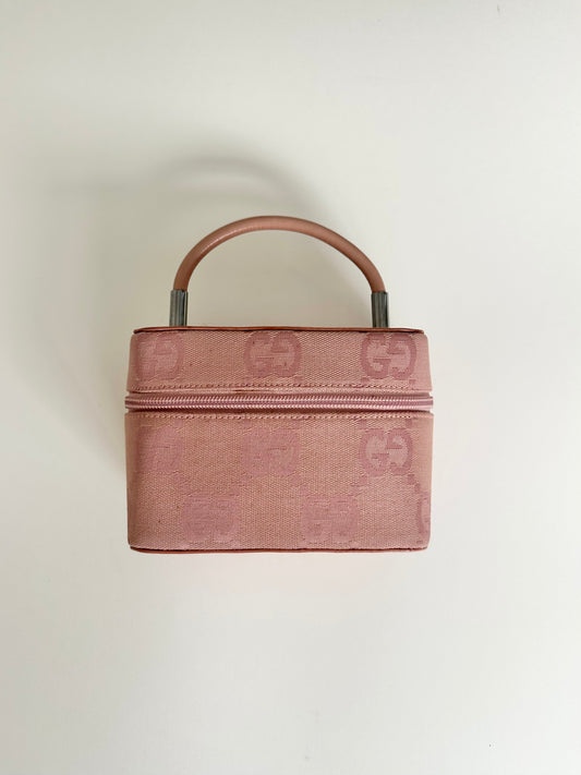 Gucci Pink Monogram Vanity