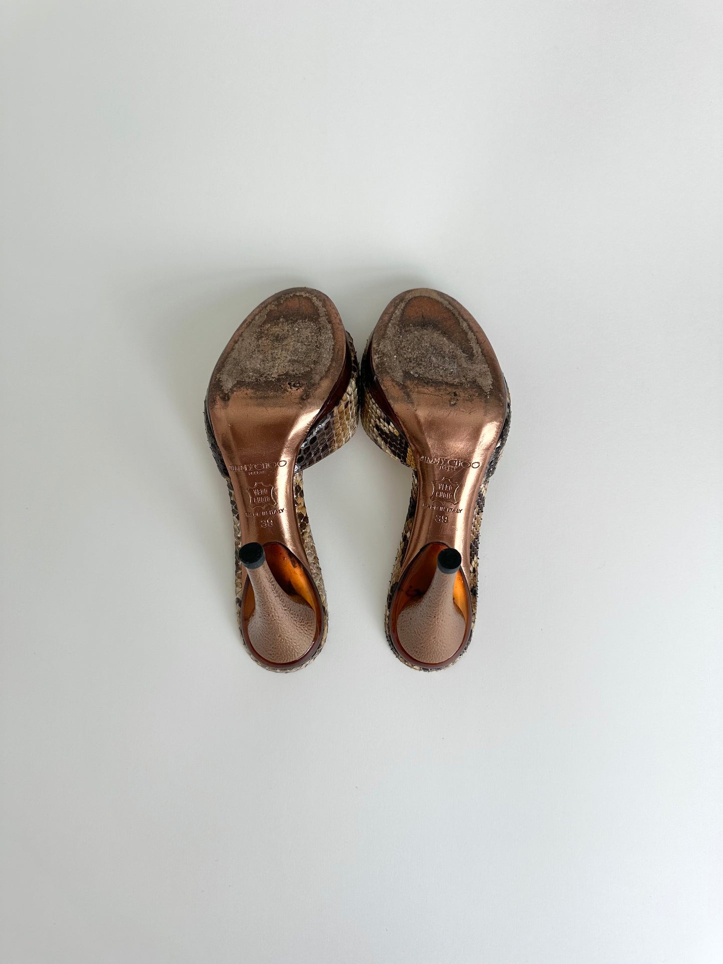 Jimmy Choo Python Platform Sandals 39