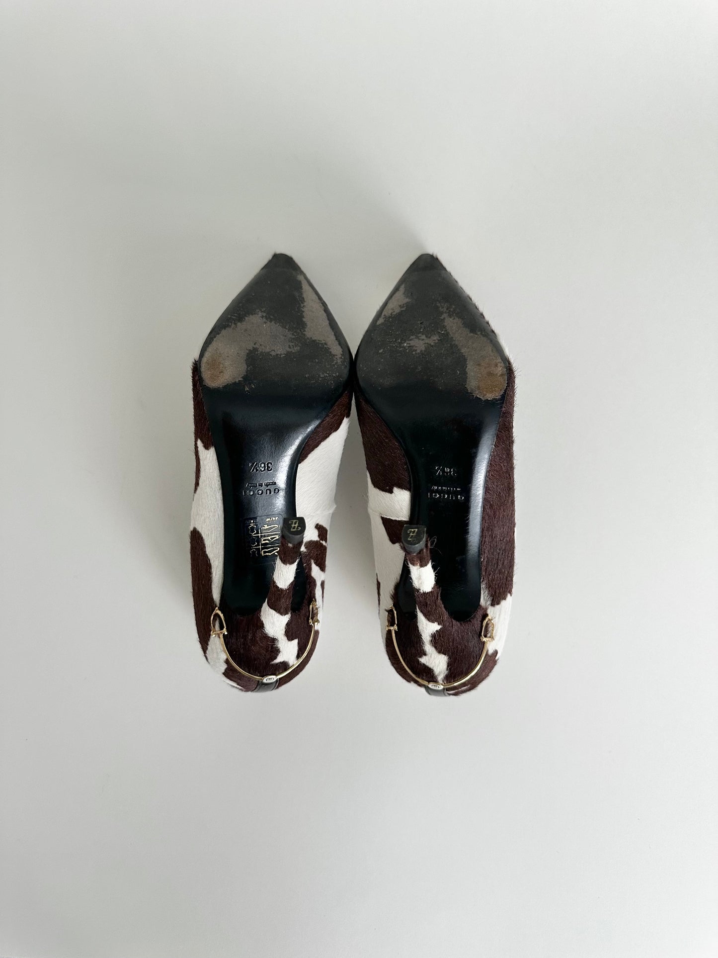 Gucci Ponyhair Horsebit Pumps 36.5