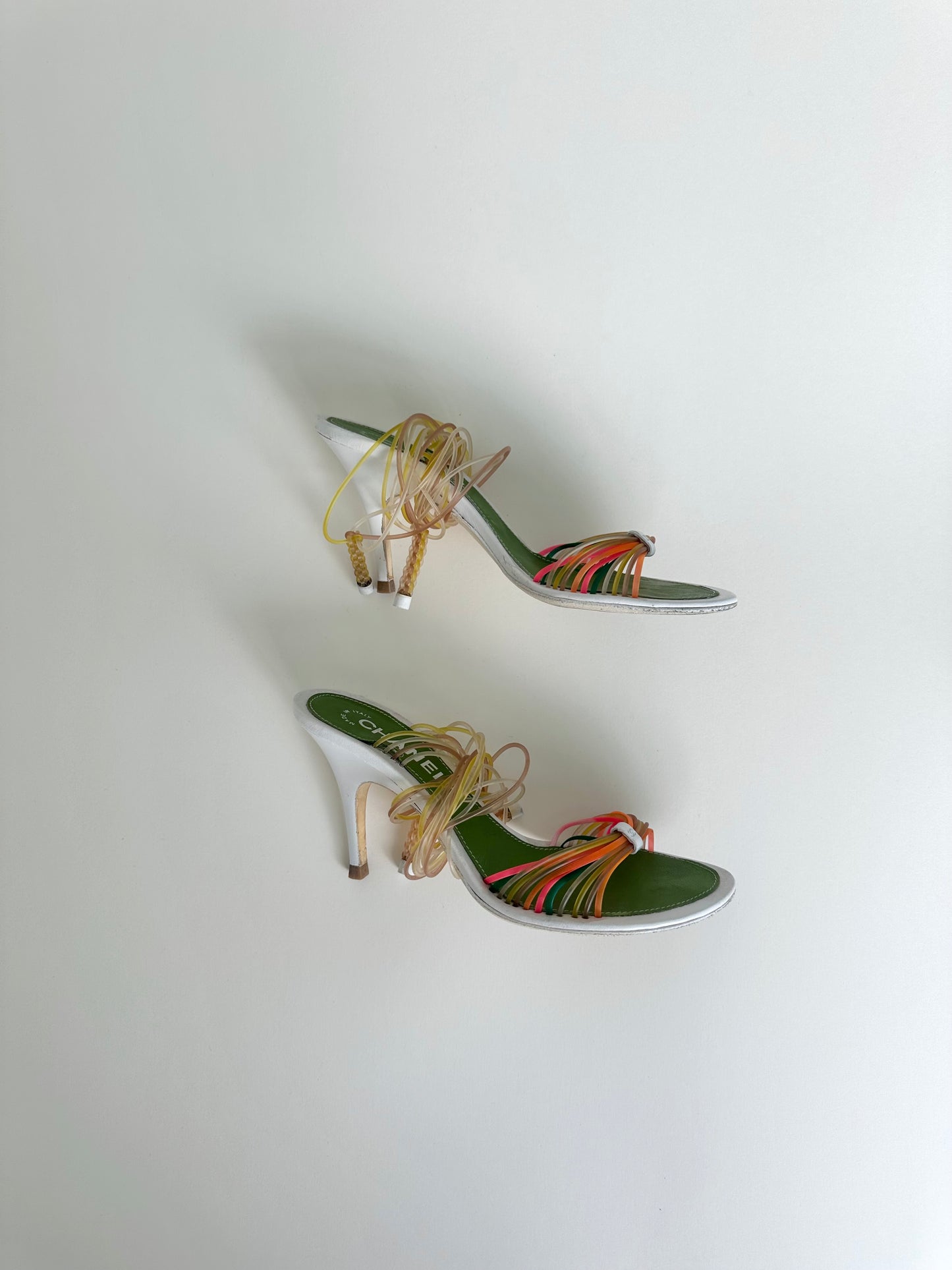 Chanel Multicolor Jelly Sandals 35.5