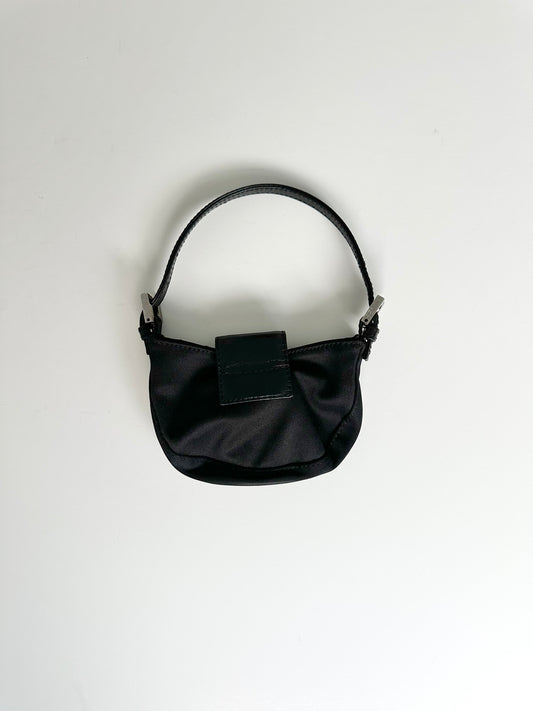 Fendi Black Mini Croissant