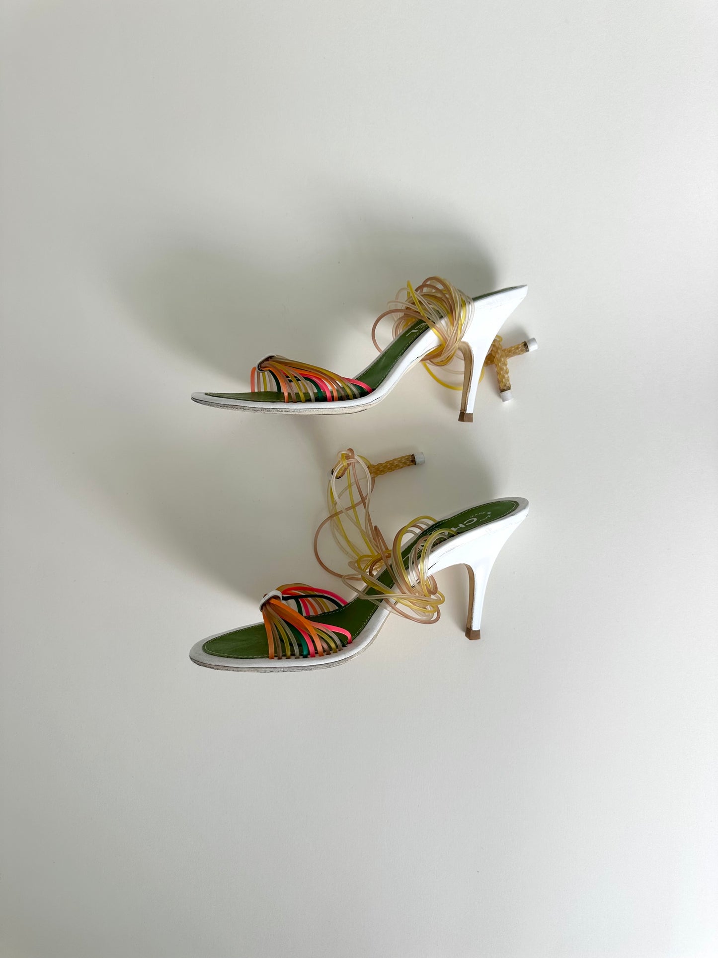 Chanel Multicolor Jelly Sandals 35.5
