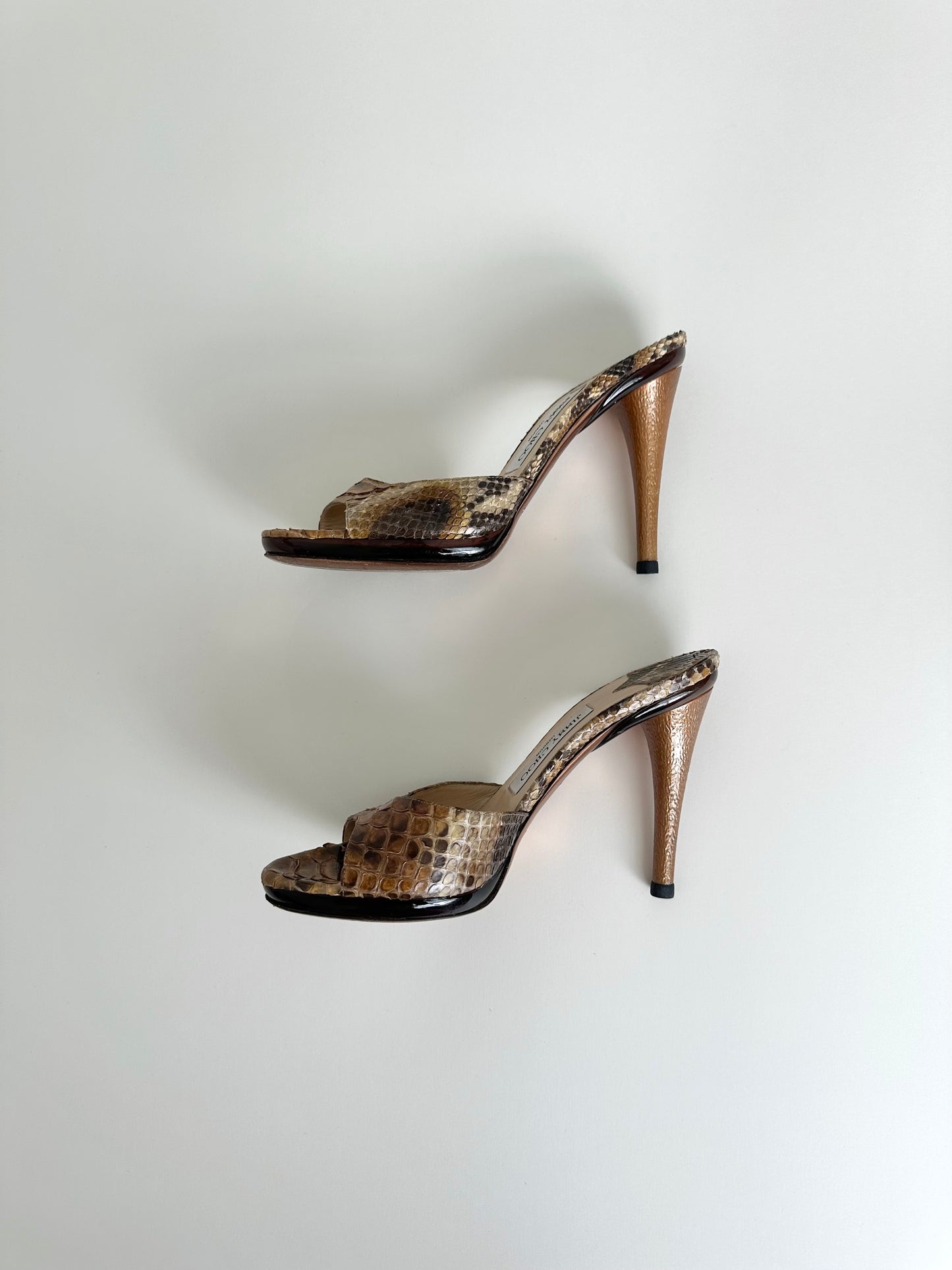 Jimmy Choo Python Platform Sandals 39