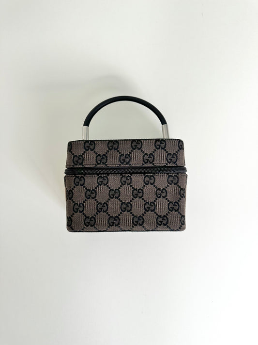 Gucci Brown Monogram Vanity
