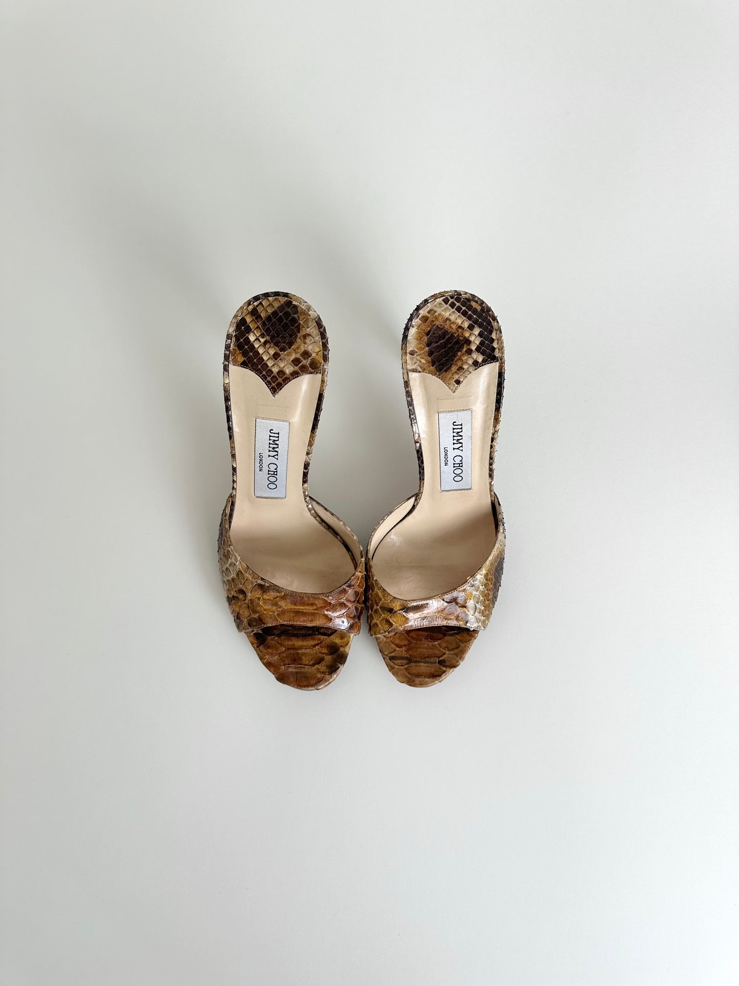 Jimmy Choo Python Platform Sandals 39