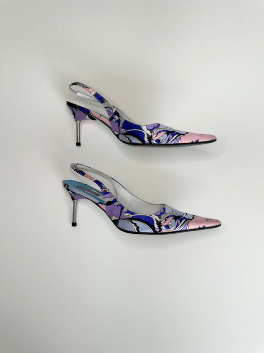 Pucci Satin Slingback 35.5