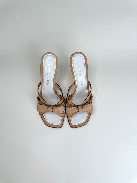 Louis Vuitton Monogram Multicolor Wedges 36.5