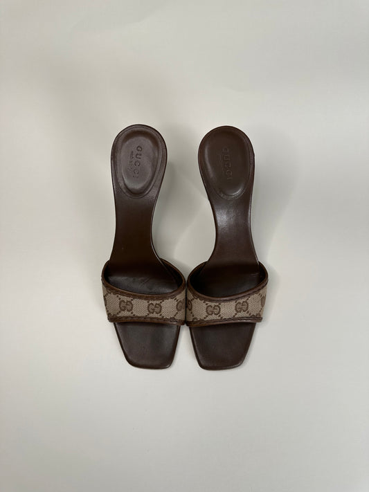 Gucci Monogram Sandals US 8
